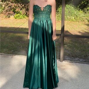 Green prom dress